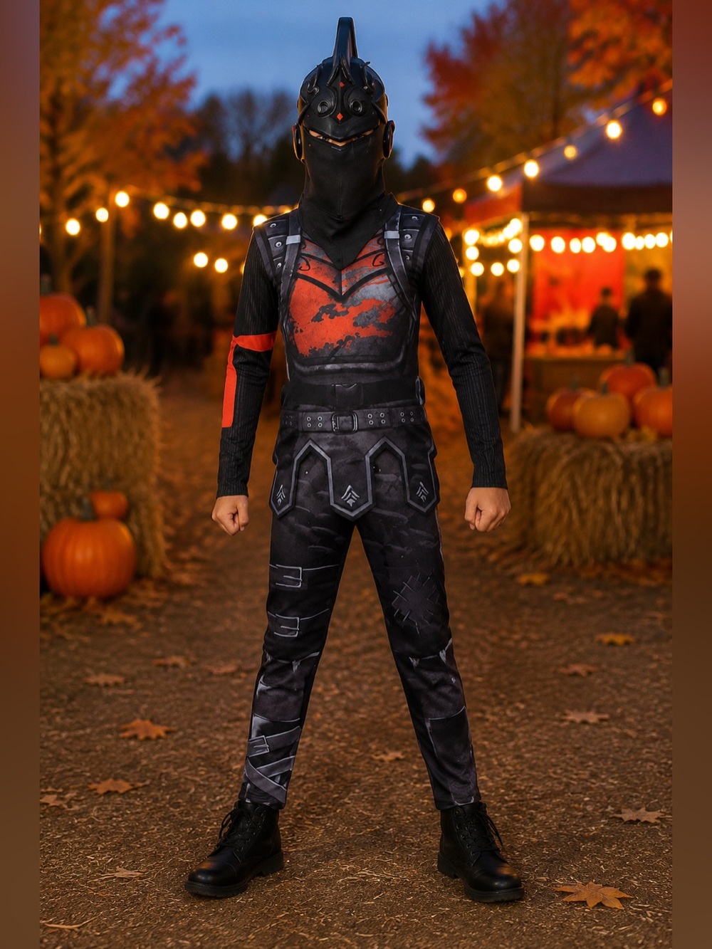 NWT Fortnite Black Knight Costume Boys Medium 8–10 - 2-Piece Set